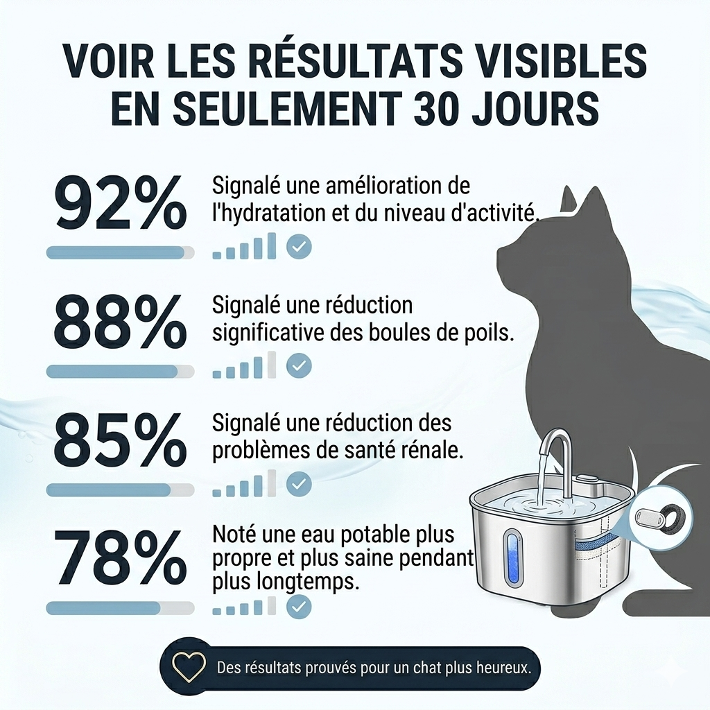 Fontaine À Eau Pour Chat Inox 2,2 L – Ultra Silencieuse